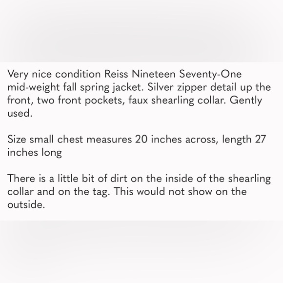 REISS Bomber Sherpa shearling collar jacket - Picture 10 of 10